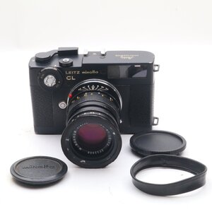 ライツミノルタ LEITZ minolta LEITZ minolta CL + M-ROKKOR 90/4 フィルムカメラ 希少品