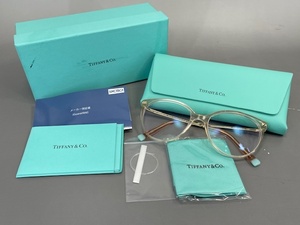 ティファニー TIFFANY&Co. TF2209 イタリア製 度入り眼鏡フレーム 52□17-140 ケース・箱付属 USED美品