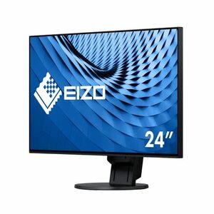 FlexScan 60cm（23.8）型カラー液晶モニター FlexScan EV2451 ブラック(中古品)　(shin