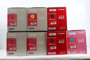 未使用 CANON 純正 ドラムカートリッジ 602 4色7本（シアン・イエロー・ブラック・マゼンタ） キャノン ITZHFCCP206O-YR-L07-byebye