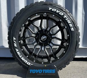 新品 20x10J ハイラックス GUN125 XF OFFROAD XF222 20インチタイヤホイールセット TOYO OPEN COUNTRY RT 275/55R20 ホワイトレター