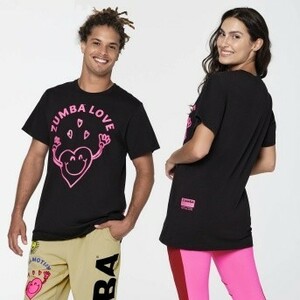 【新品】Zumba　ズンバウェア　Tシャツ　XS/Sサイズ　Z1T000104 男女兼用