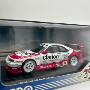 EBBRO 1/43 Clarion NISMO NISSAN SKYLINE GT-R LM #23 1995 エブロ 日産スカイライン R33 ニスモ ルマン24時間レース ミニカー