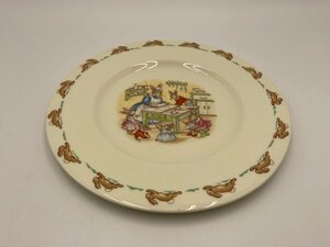 □★ ロイヤルドルトン プレート平皿 20cm うさぎの親子 BUNNYKINS 1936 ROYAL DOULTON ENGLISH FINE BONE CHINA (S0829)