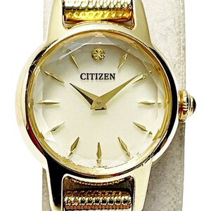 ☆☆ CITIZEN シチズン Kii G620-S099625 ゴールド ソーラー ステンレススチール レディース 腕時計 傷や汚れあり