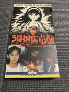 VHS うばわれた心臓 杉山綾子 高橋由美子 蜷川有紀 天本英世 監督：早川光 原作：楳図かずお