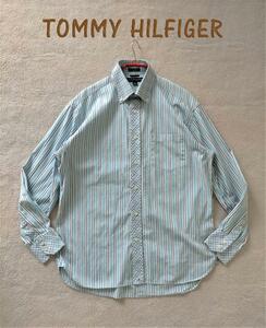 TOMMY HILFIGER トミー BDストライプシャツ M m45425646197