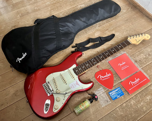 極美品 ほぼ未使用 Fender Made in Japan Hybrid 60s Stratocaster Candy Apple Red 2017年製 /USA製 Vintage P.U搭載 /純正付属品多数