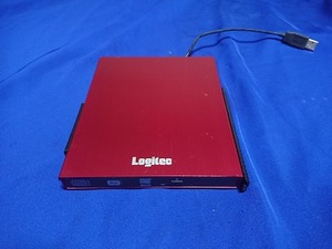 Logitec ロジテック　ポータブルスリムDVD　LDR-PMDSU2LRD USED