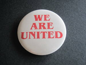 ユナイテッド航空■UNITED AIRLINES■私たちはユナイテッドです■WE ARE UNITED■缶バッジ