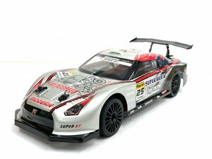 【塗装済み完成品フルセット 最高時速30ｋｍ/ｈ】 2.4GHz 1/14 ドリフトラジコン ＧＴＲ タイプ 銀【激安！日本全国送料無料！】