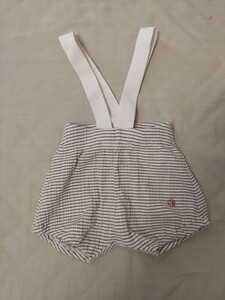 ベビー服　Birthday　Cotoli かぼちゃパンツ 80 　サロペット 女の子　男の子　