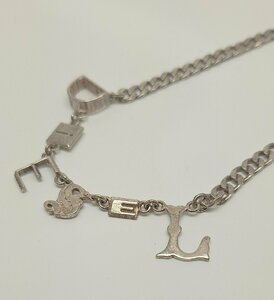 ◆９８【T・B】DIESEL（SILVER925） ディーゼル ・ロゴネックレス　 メンズ◆