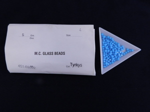 2520△未使用 チェコビーズ M.C.GLASS BEADS Tyrkys ターコイズ SUPERIOR CRYSTAL