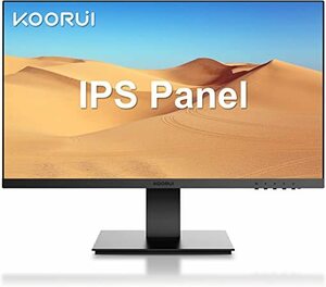 2本体セットマルチモニターKOORUI ゲーミング24インチ フルHD IPSパネル/スクリーン 75Hz/5ms FHD スリムベゼルPCモニター1920 x1080