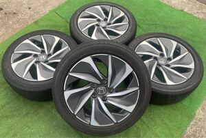 HONDA純正アルミ 17インチ17×7J ＋45 PCD114.3 ブリヂストン TURANZA ER33 215/50R17(91V) 2019年製 4本セット AN412