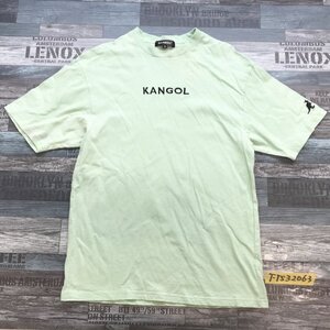 KANGOL カンゴール メンズ ロゴ刺繍 半袖Tシャツ S ミントグリーン