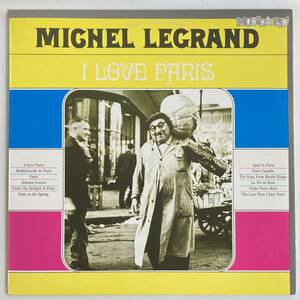 ミシェル・ルグラン (Michel Legrand) / I Love Paris 伊盤LP CBS EMB 21014