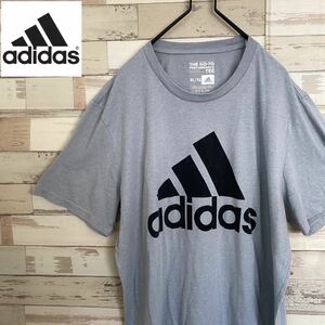 adidas アディダス Tシャツ XL オーバーサイズ プリント 古着