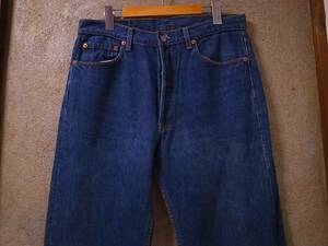 【濃い目】90s Levis 501 リーバイス デニムパンツ USA製 W34/ビンテージ50s60s70s80s 505 518 カツラギ 606 ビッグE BIGE 赤耳 黒ブラック