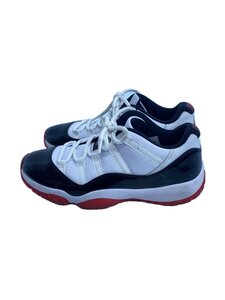 NIKE◆AIR JORDAN 11 RETRO LOW_エアジョーダン 11 レトロ ロー/27.5cm/WHT/エナメル