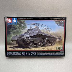 E5042★中古未組立品★ タミヤ 1:48 ドイツ 8輪重装甲車 Sd.Kfz.232 プラモデル 同梱不可