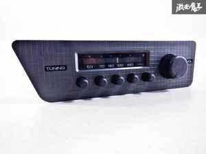 ★当時物★SANYO サンヨー 車種不明 カーラジオ デッキ チューナー DC12V F-7230A 即納 棚B3I