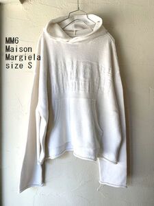 最大値下げ】MM6 Maison Margiela メゾンマルジェラ ニット　フード付きセーター　アイボリー/ホワイト　サイズS 参考122,100円