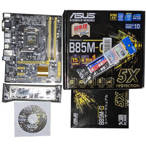 【新古品】ASUS B85M-G [LGA1150 第4世代用 M-ATX]