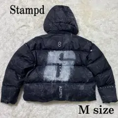 美品✨STAMPD ダウンジャケット プレミアムダウン レタリングデザイン