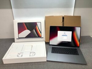 【Apple】MacBook Pro 16inch 2021 A2485 CPU Apple M1 Max メモリ64GB SSD1TB NVMe OS12 中古Mac 充電回数2回 未使用に近い US配列