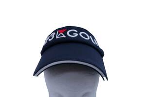 【美品】23区 GOLF(23区ゴルフ) サンバイザー 紺 レディース フリーサイズ ゴルフ用品 2404-0012 中古