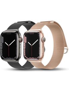 2本 セール限定　ステンレス アップルウォッチ バンド メッシュ金属　Apple Watch バンド38/40/41mm