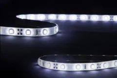 5M 3528 300連 2835 強力粘着両面テープ 正面発光防水仕様IP65 SMD 切断可能 12V高輝度LEDテープライト (ホワイト)