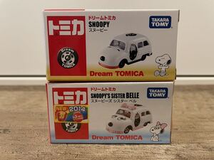 未開封 トミカ ドリームトミカ スヌーピー 153 スヌーピーズ シスターベル 2台セット ピーナッツ ベル SNOOPY SNOOPY