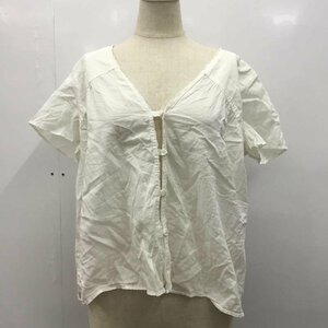 JOURNAL STANDARD 表記無し ジャーナルスタンダード シャツ、ブラウス 半袖 無地 ノーカラー Shirt Blouse 白 / ホワイト / 10023722