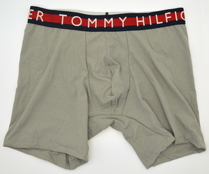 ★【TOMMY HILFIGER トミーヒルフィガー】MICRO RIB ボクサーパンツ グレー Sサイズ（USサイズ）