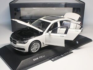 ▲全開閉！金属製！BMW特注 1/18 BMW 7 750Li 白 760