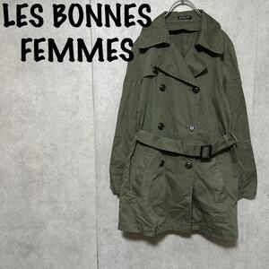 LES BONNES FEMMS（one）トレンチコートコート＊カーキ＊キレイめ