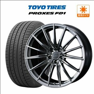 21インチ ホイール 9.0J 5穴114.3 ウェッズ F-ZERO FZ-4 TOYO プロクセス FD1 245/35R21 アルファード 30 等