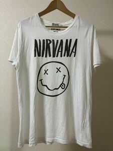 ヒステリックグラマー HYSTERIC GLAMOUR NIRVANA カートコバーン Tシャツ カットソー 半袖 白 ホワイト size M メンズ ニルヴァーナ