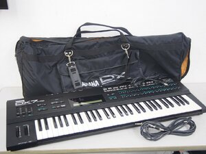 ☆【2K0821-30】 YAMAHA ヤマハ シンセサイザー DX7Ⅱ-FD 100V ケース、ケーブル、カートリッジ付 VRC-1004 現状品