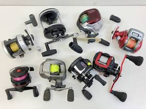 19209 上701-293　ベイトリール まとめ　Abu Garcia　アブガルシア　REDMAX船　SHIMANO　シマノ　Daiwa　ダイワ　中古品　ヤ80