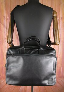 LYO17585 PORTER ポーター TIME BLACK タイム ブラック 2WAY BRIEFCASE(L) 2ウェイ ブリーフケース カバン 146-05137 未使用