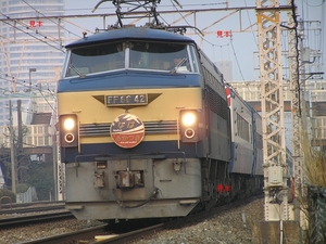 ★鉄道画像★ 寝台特急なはあかつき EF6642牽引 3コマ