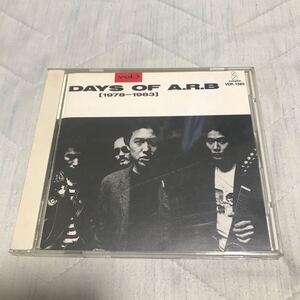 デイズオブ A.R.B. Vol.1 (1978〜1983) ARB 石橋凌　CD