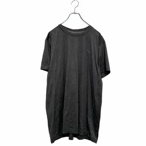 PUMA 半袖 ロゴTシャツ L グレー プーマ クルーネック スポーツウェア 古着卸 アメリカ仕入 a605-6629