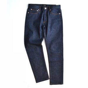 A.P.C. アーペーセー PETIT NEW STANDARD W29 リジット ストレッチ デニムパンツ メンズ ノンウォッシュ M048052