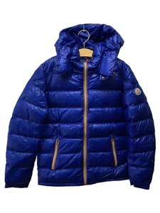 MONCLER◆ダウンジャケット/160cm/BLU/B29544198805 53029/袖ヨゴレ有