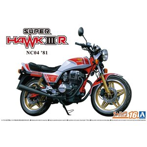 【プラモデル】AOSHIMA アオシマ文化教材社 ザ☆バイクシリーズ 1/12 HONDA ホンダ NC04 スーパーホークⅢR 